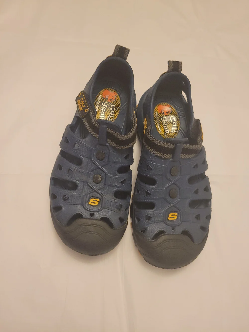 Skechers Kids Navy Blue Closed-Toe Water Shoes